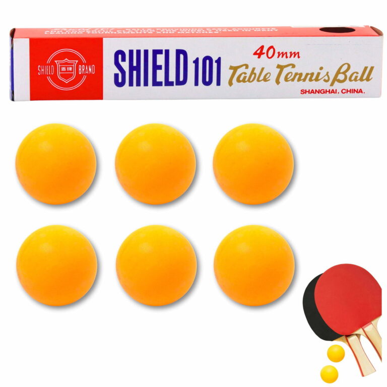 Bordtennisbolde, orange, 6-pak
