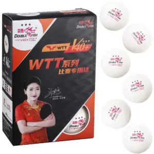 Double Fish V40+ 6-Pak Bordtennisbolde
