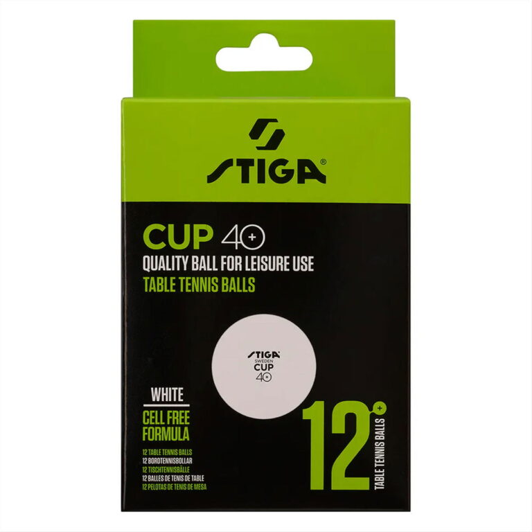 Stiga Cup 40+ Bordtennisbolde 12-pak