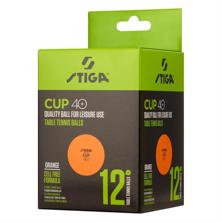 Stiga Cup Bordtennisbolde - 40+, ABS, 12 stk. - Orange